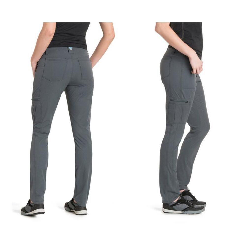 Kuhl Womens Horizn Hiking Pant Skinny Dark Gray Size 12 Reg Outdoors *EUC